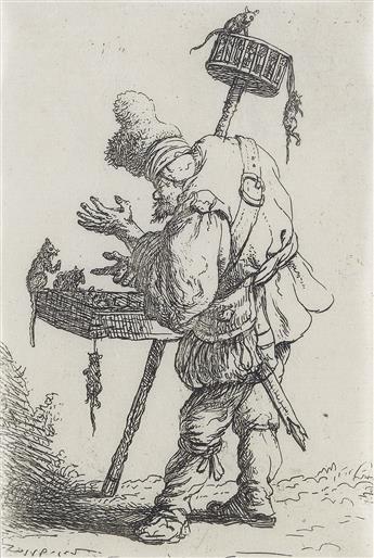 CORNELIS BEGA A Seated Peasant and his Wife.